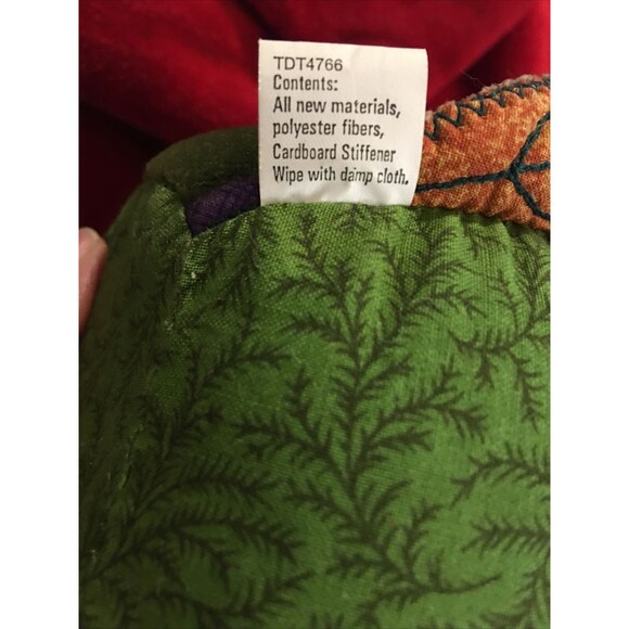 Hallmark Plush Turkey Thanksgiving Table Display Plush Holiday Décor 9" Vintage - Picture 7 of 7